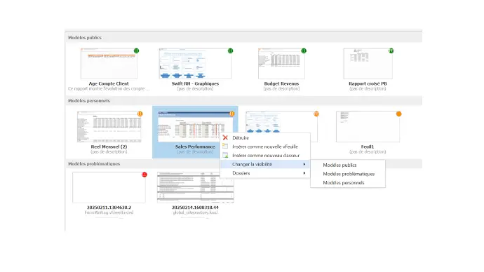 La solution Swiftfinance permet une meilleure collaboration avec le partage de gabarits de saisies dans l'organisation pour supporter le processus budgétaire