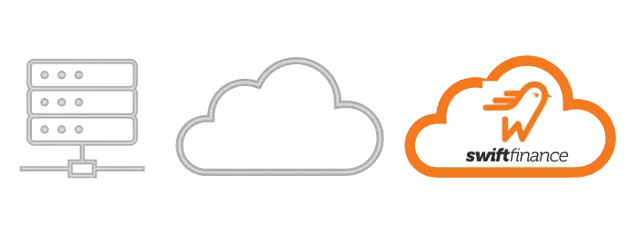 La solution Swiftfinance peut s'installer sur nos serveurs cloud