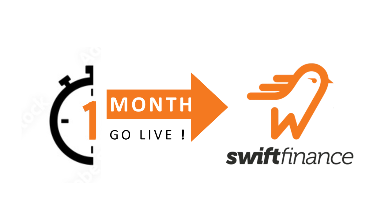 Avec Swiftfinance, soyez opérationnel en un mois pour votre reporting financier, et trois mois pour votre processus budgétaire